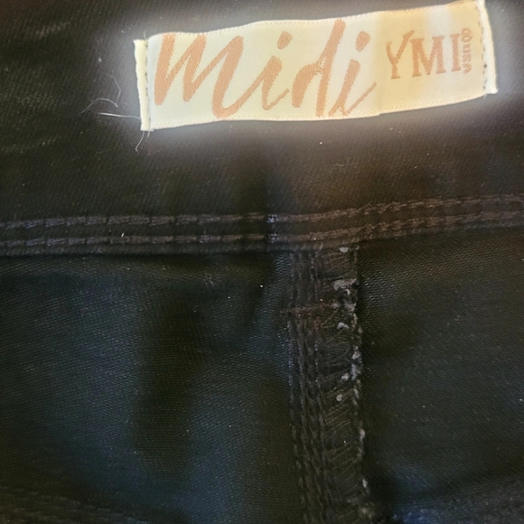 YMI Classic Midrise Ankle/skinny Jeans In Black. Size 7/8 Fits More Like A 5/6 - Picture 11 of 11